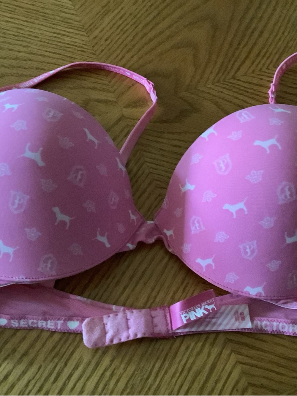 PINK by Victoria's Secret Light Pink Bra with Logo Tag